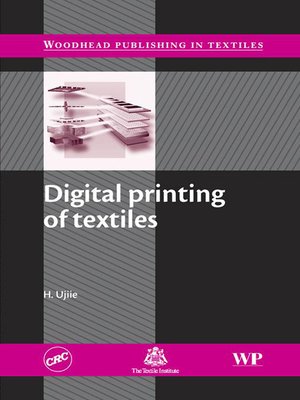 cover image of Digital Printing of Textiles